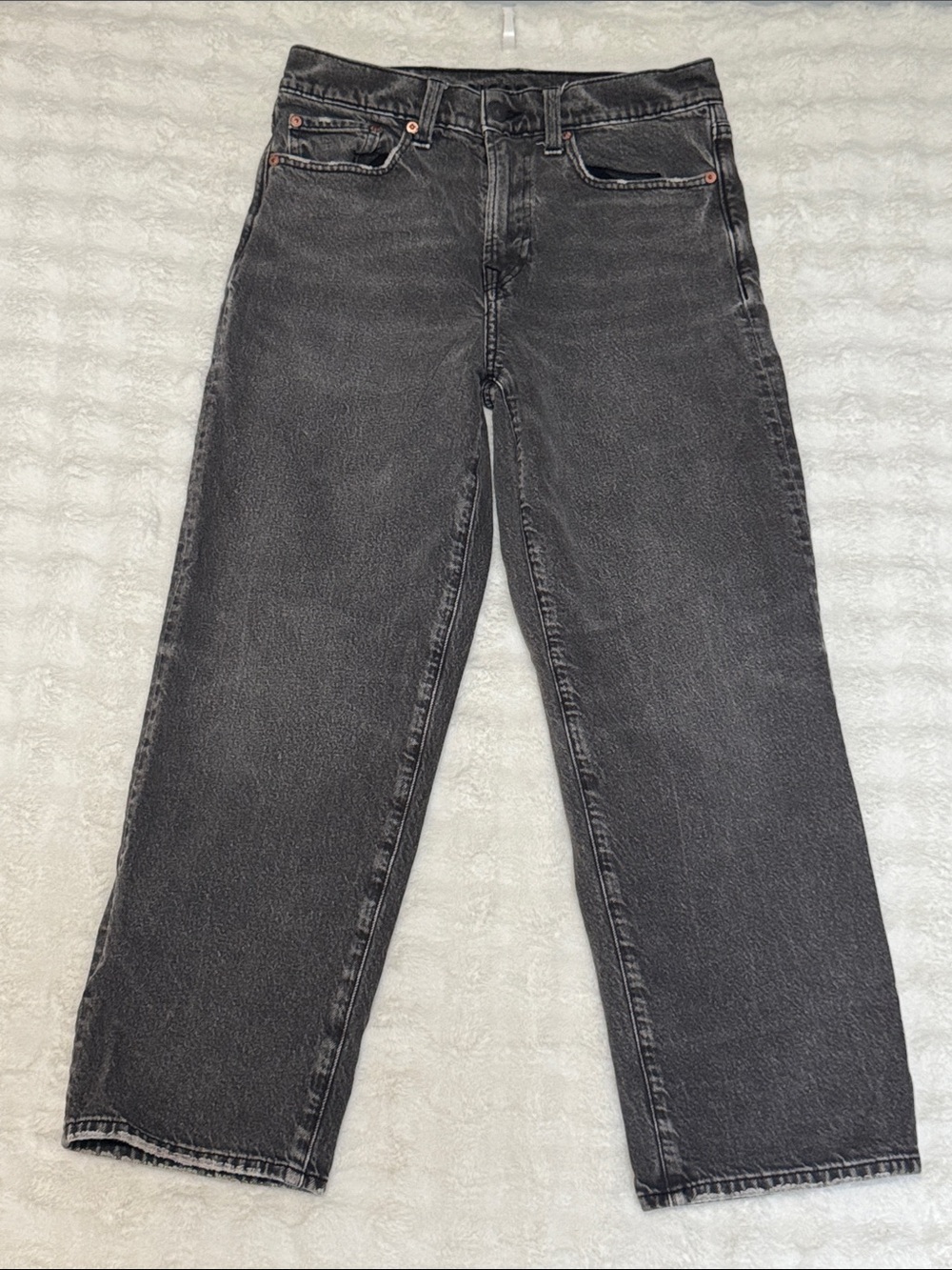 American Eagle Easyflex Black Denim Jeans Size 29x30